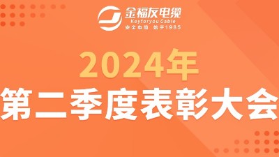 金福友電纜2024年第二季度表彰大會